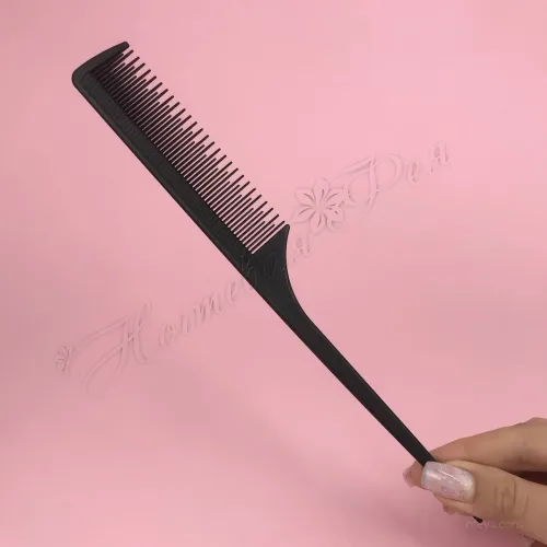 Расческа Salon Carbon line тонкая 0058, 1 шт. 