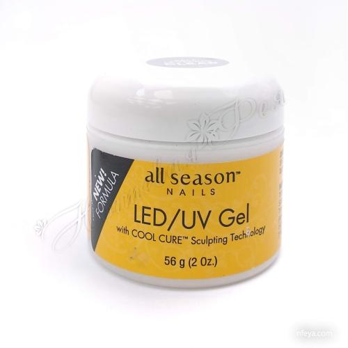 All Season LED/UV гель середньої в'язкості 56 г - Clear - прозорий (A-16017-Led)