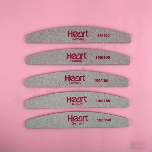 Пилка Heart полубанан серый, 1 шт.