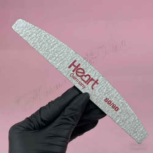 Пилка Heart напівбанан сірий, 1 шт
