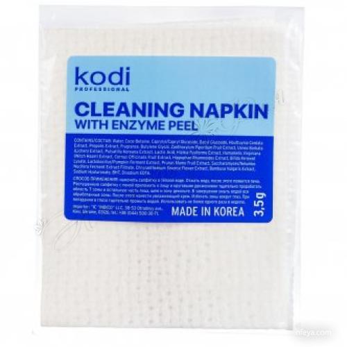 Kodi Очищающие салфетки с энзимным пилингом Cleaning napkin with enzyme peel, 3.5 г