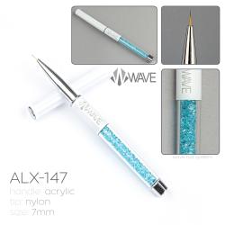 Wave Кисть искусственная тонкая ALX-111, ALX-147 (7 мм)