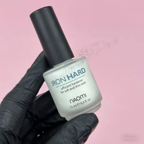 Naomi Iron Hard Потрійне покриття для нігтів, що зміцнює, 15 мл
