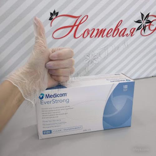 Medicom SafeTouch Перчатки виниловые, 100 шт