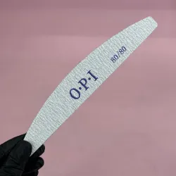 OPI Пилка полубанан серый 80/80, 1 шт.