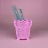 Подставка для кистей/пилок цветная с объемным рисунком (бабочка, бантик)