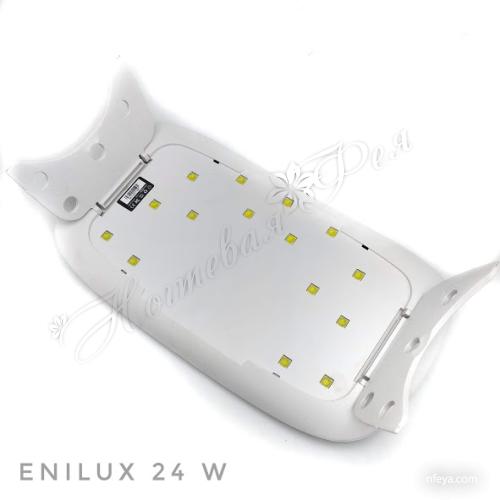 USB УФ лампа для нігтів EniLux Гібрид M24W (плоска, розкладні ніжки, з адаптером, 15 діодів)