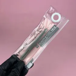Staleks/Сталекс TBC-10/3 Пінцет для брів BEAUTY & CARE 10 TYPE 3 (широкі скошені кромки), Т4-10-02 П-07,1 шт