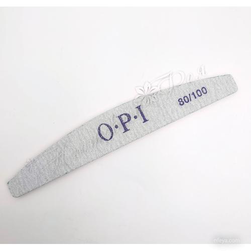 OPI Пилка полубанан серый 80/100, 1 шт.