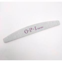 OPI Пилка напівбанан сірий 100/180, 1 шт.