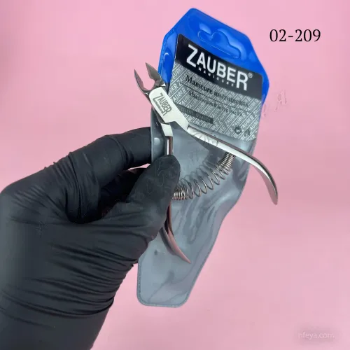 Zauber 02-209 Накожницы заусеничные с пружиной, 1 шт.