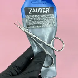 Zauber 01-132 Ножницы для кутикулы (длина 10,5*р.ч.2,0), 1 шт.
