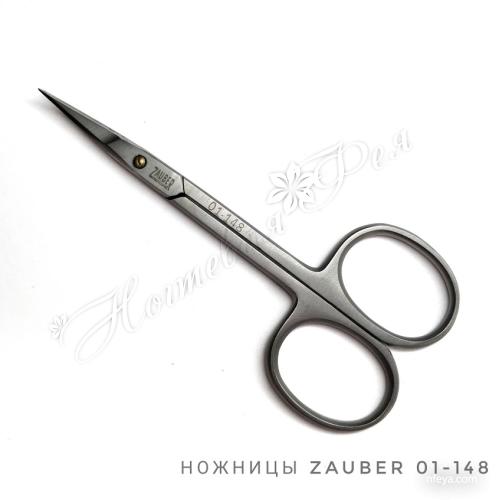 Zauber 01-148Т Ножницы для кутикулы (длина 9,7*р.ч.1,7), 1 шт.