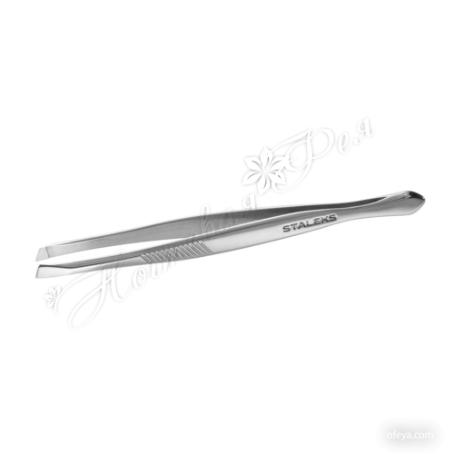 Staleks/Сталекс TC-10/3 Пінцет для брів CLASSIC 10 TYPE 3 (широкі скошені кромки) П-02