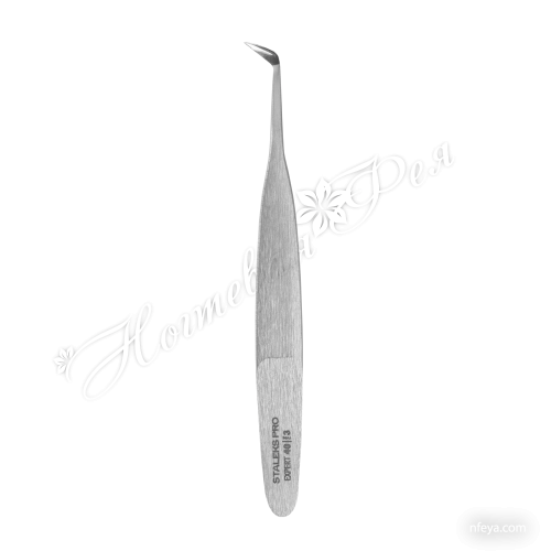Staleks/Сталекс TE-40/3 Пинцет профессиональный для ресниц EXPERT 40 TYPE 3 (башмачок, 45град)
