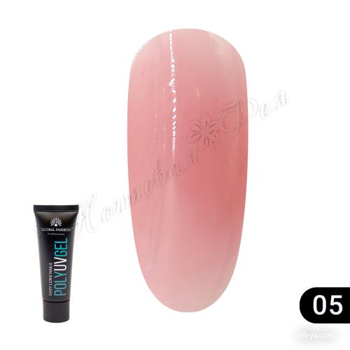 Global Fasion Poly Uv Gel Полигель, 30 мл