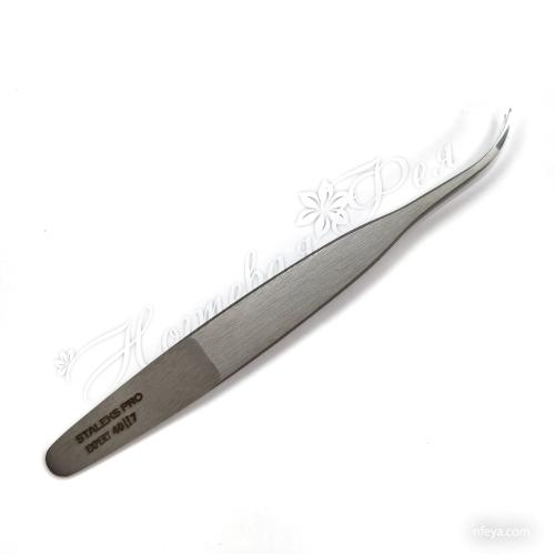 Staleks/Сталекс TE-40/7 Пінцет професійний для вій EXPERT 40 TYPE 7 (півмісяць)
