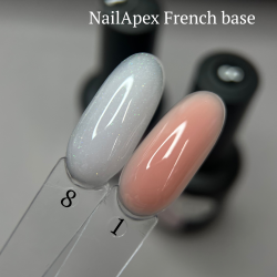 Nail Apex French Base Gel Камуфлююча гель база, 15 г