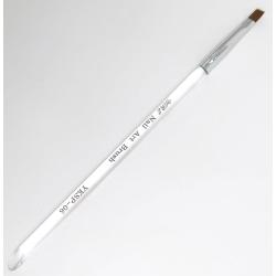 YRE Nail Art Brush YKSP-04,06,08 Пензель для гелю прямий (прозора ручка), 1 шт