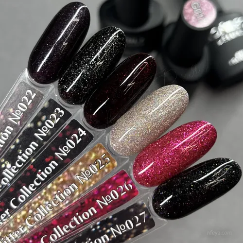 Komilfo Glitter Deluxe Collection Гель-лак G, 8 мл