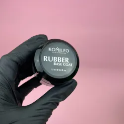 Komilfo Rubber Base Каучукова база для гель-лака (без кисточки), 15 мл 