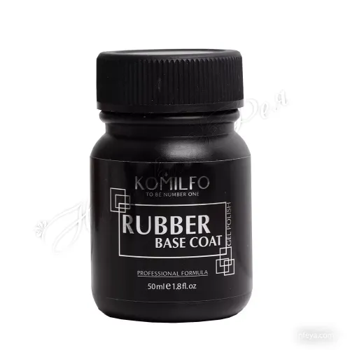 Komilfo Rubber Base Каучукова база для гель-лака (без кисточки), 50 мл 