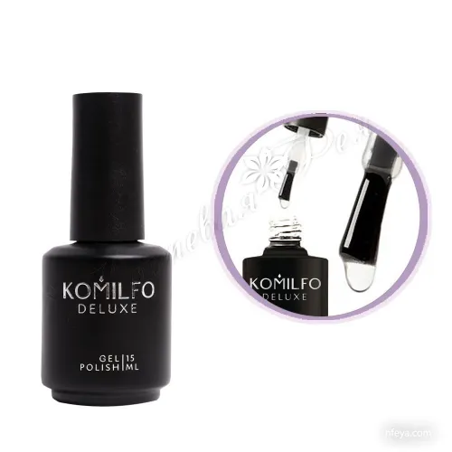 Komilfo No Wipe Top No Filters Топ без липкого слоя без УФ фильтров, 15 мл