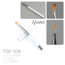 Wave Пензель для гелю прямий трансформер TGF-104, 1 шт.