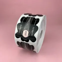 Komilfo Multi Shape Nail Forms мультифункциональные формы для наращивания черные, 500шт