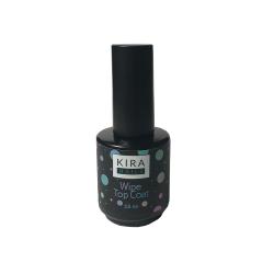 Kira Nails Wipe Top Coat Топ для гель-лаку з липким шаром, 15 мл