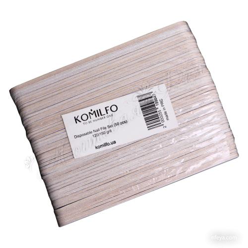 Komilfo Набір одноразових пилок, 50 шт (120/150 грит)