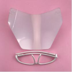 Face Shield Маска защитная с оправой белая+10 щитков (ISO 13485)
