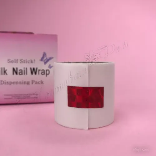Silk Nail Wrap Шелк для ремонта ногтей, лента на липкой основе, 1 уп.