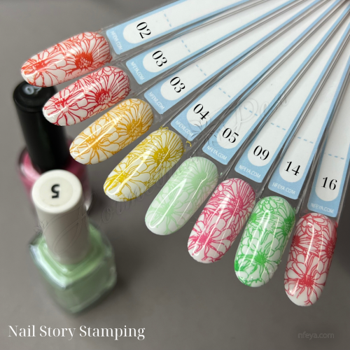 Nail Story stamping print paint, pastel collection Лак для стемпинга, 11 мл