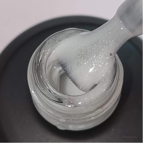 Nail Apex Milk Shimmer Base gel База бело-молочного цвета с шиммером, 15 мл