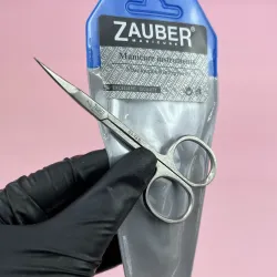 Zauber 01-141L Ножиці для кутикули сатинові, 1 шт.
