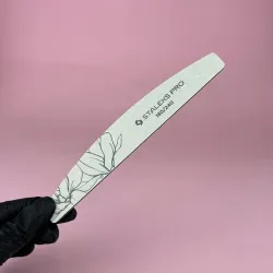 Staleks Pro Пилка минеральная полубанан серая 180/240, 1 шт.