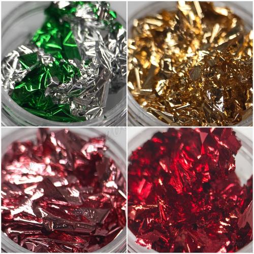 Nails World NW Фольга воздушная в баночке, 1 шт