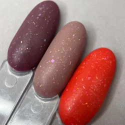 Nail Apex "Allur Shine" Матовий топ без липкого шару з блискітками, 10 мл