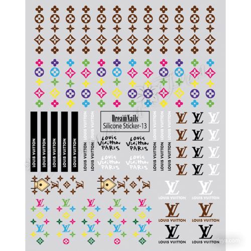 DreamNails Silicone Sticker Наклейки силіконові 8х10 см, 1 шт