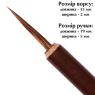 Komilfo Weasel Hair Bamboo painting brush (ласка) Кисть бамбук для рисования тонких линий, 1 шт