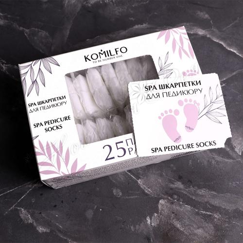 Komilfo SPA шкарпетки для педикюру, 25 пар (арт. 345083), 1 уп.