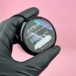 Komilfo Gel Premium Clear Violet Универсальный гель для наращивания средней густоты, 30 г