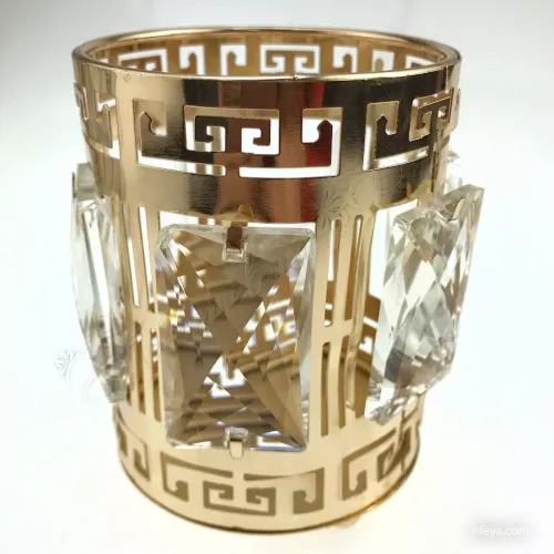 Стакан, склянка, підставка з камінням, 1 шт.