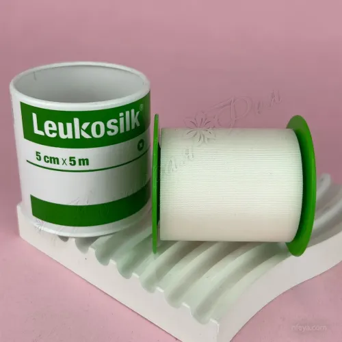 Baehr Пластир Leukosilk 5м х 5 см (арт. 11209), 1 шт.