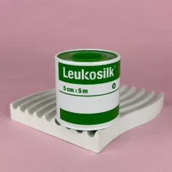 Baehr Пластир Leukosilk 5м х 5 см (арт. 11209), 1 шт.