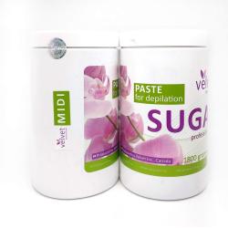 Velvet Sugar Paste Midi Паста для шугаринга средняя, 1800 гр