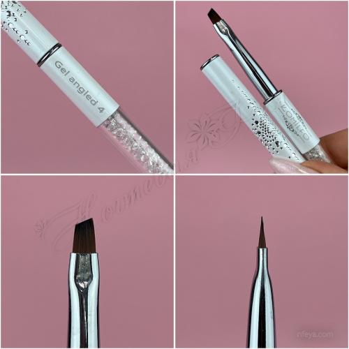 Komilfo Пензель Komilfo Gel angled 4 (Nylon) (арт. 455012)