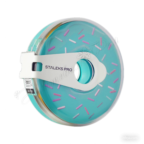 Staleks Pro AT-100 Змінна файл стрічка з багаторазовою котушкою c кліпсою (зелений пончик) 100 грит, 8 м