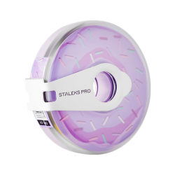 Staleks Pro AT-240 Сменная файл лента многоразовой катушкой c клипсой (фиолетовый пончик) 240 грит, 8 м